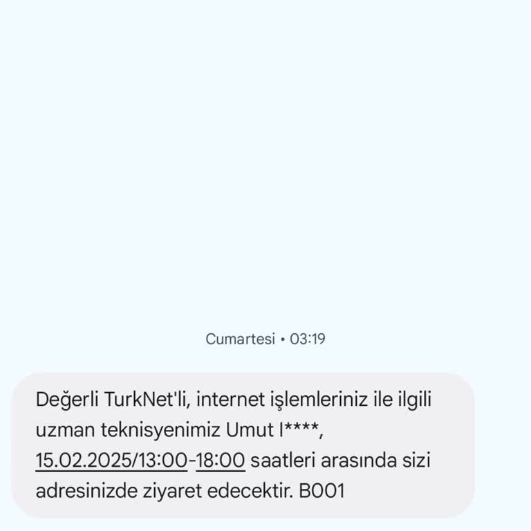 Teknik Ekibin Yanıltıcı Beyanları Ve Randevu İptalleri