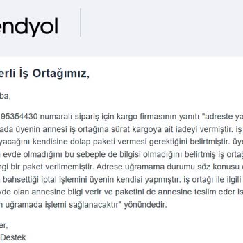 Trendyol Express Kargo Alım Sorunu: Sürekli Yanıltıcı Bahaneler
