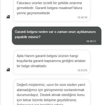 Garanti Belgesiyle Çözüm Bulunamayan Mısır Patlatma Makinesi