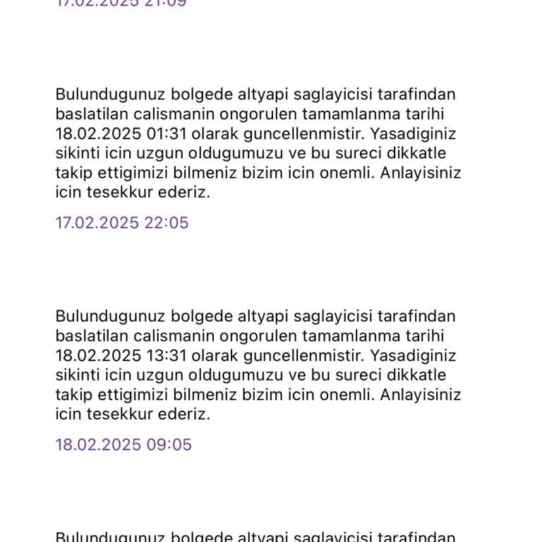 Sürekli Ertelenen Altyapı Sorunları Ve Yetersiz Müşteri Hizmetleri
