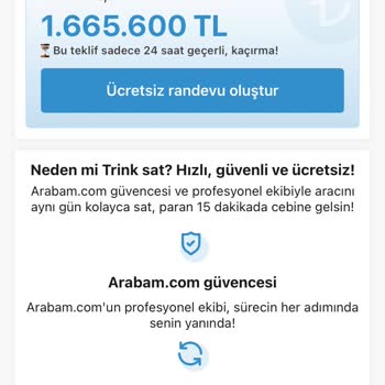 Arabam.com'da Güven Kırıcı Fiyat Değişikliği