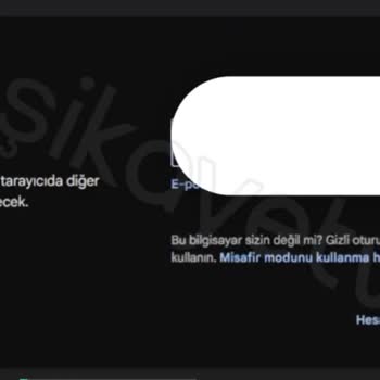 Google Kimliğinizi Doğrulayamadık!