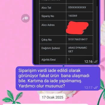 Ozsaricam'dan Alışveriş Kabusu: Ürünler Yok, Para İadesi De