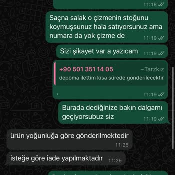 Teslimat Sorunu Ve İlgisiz Müşteri Hizmetleri