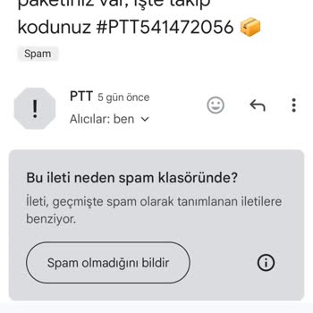 PTT Kargo Adına Gelen Sahte E-postalarla Mücadele