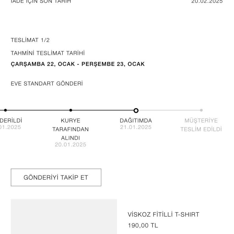 Zara İade Sürecinde İletişim Eksikliği Ve Gecikme