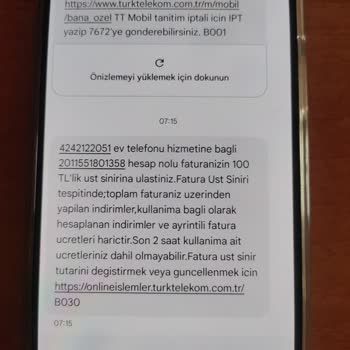 Yanlış Fatura Bilgilendirmesi Ve İletişim Bilgisi Karışıklığı