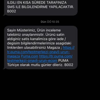 Puma'da Garanti Ve Değişim Sürecinde Yaşanan Sorunlar