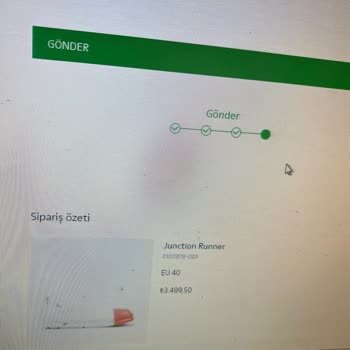 Stokta Olmayan Ürün İçin İptal Edilen Sipariş