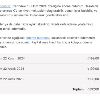 Yanlış Üyelik Ve Haksız Ücret Talebi