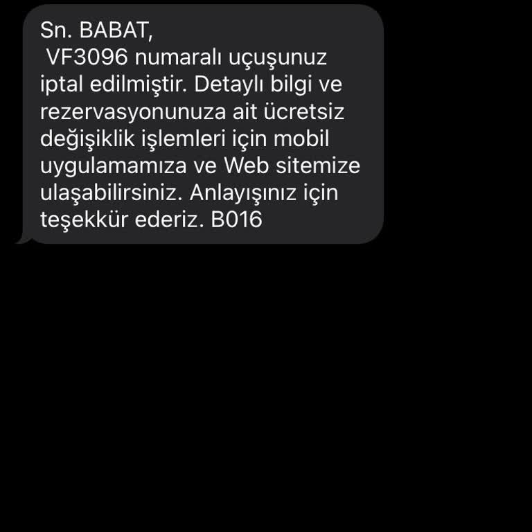 Uçuş İptali Sonrası Yüksek İade Kesintisi