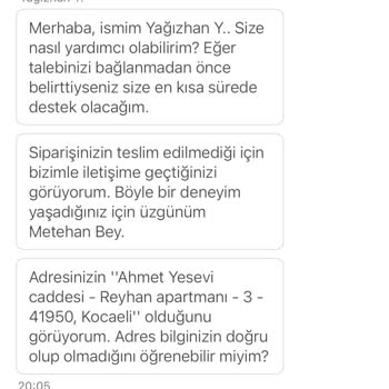 Yanıltıcı Teslimat Ve İletişimsizlik Sorunu