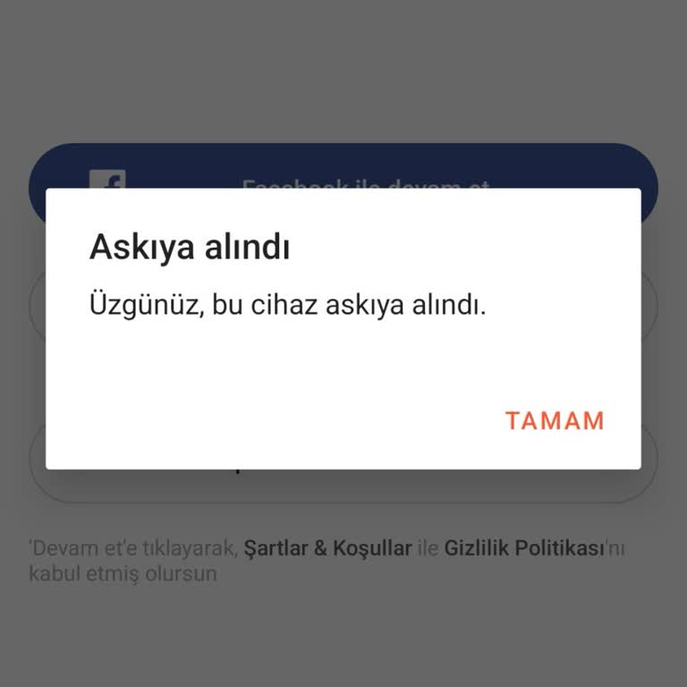 Cihaz Askıya Alındı: Destek Bekleniyor