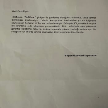 Yanlış İade Reddi: Yıkama Talimatlarına Uygun Davrandık!