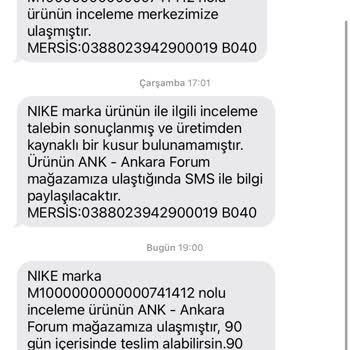 Nike Ayakkabının Hızla Yıpranması Ve Mağaza İlgisizliği