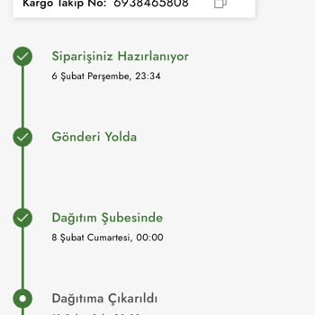 Teslimat Sorunu Ve Yanıltıcı Bilgilendirme