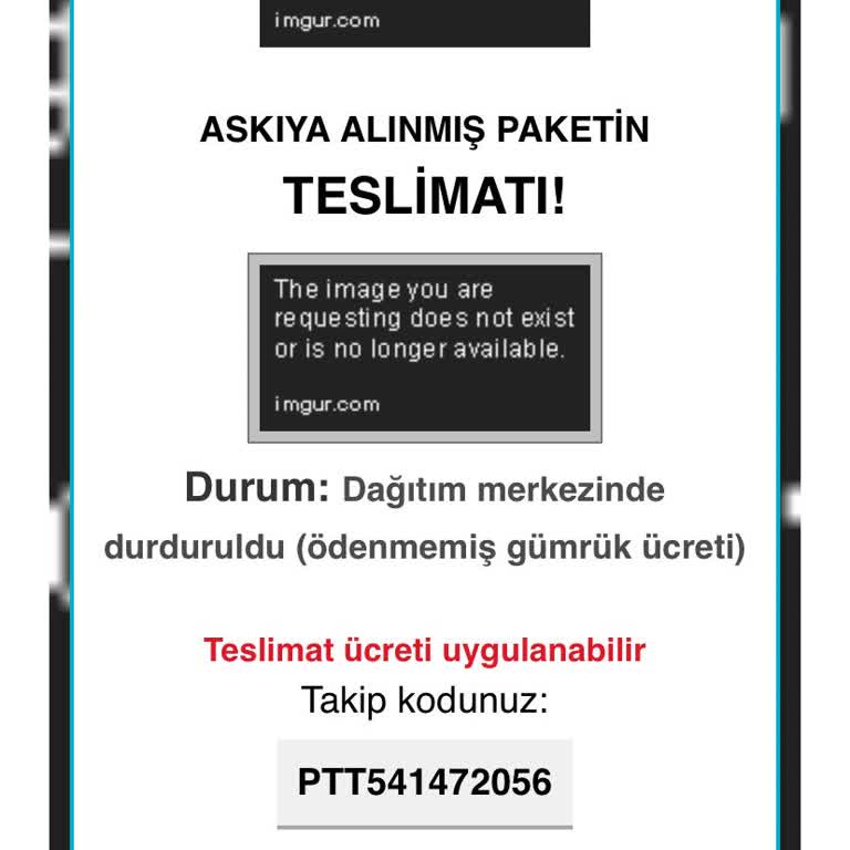 PTT Kargo Adına Gelen Sahte E-postalarla Mücadele