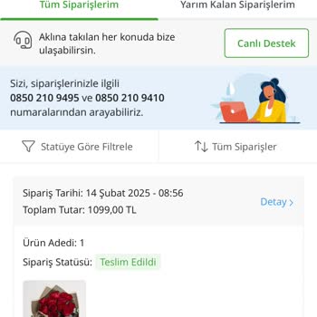 Çiçek Sepeti'nde Teslimat Ve İletişim Sorunu