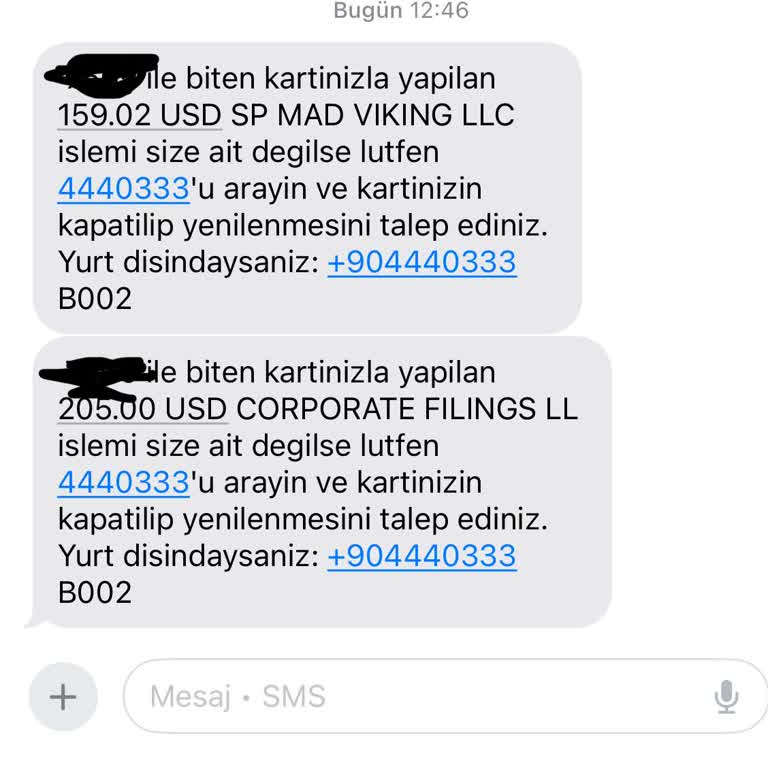 Hesabımdan İzinsiz Dolar Çekimi