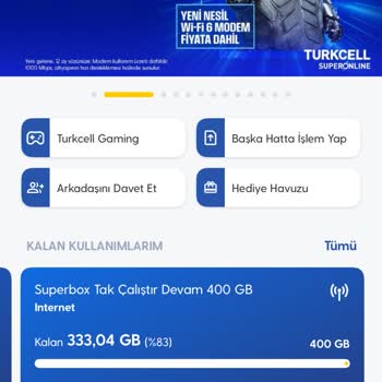 Ek Paket Kullanımında Müşteri Mağduriyeti