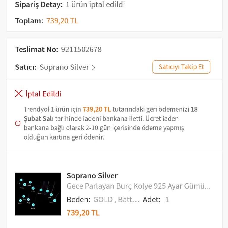 Sipariş İptalinde Zorluk Ve Geciken Kargo