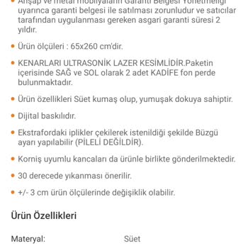 Tokyo Halı Trendyol'da Eksik Ürün ve Hayal Kırıklığı