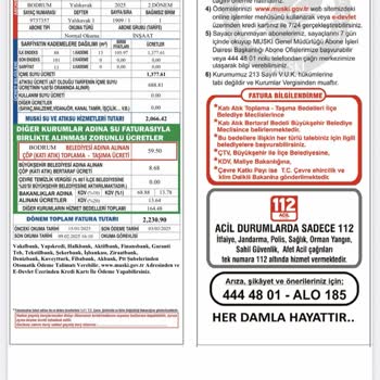 Su Faturalarındaki Ani Artışın Mağduriyeti