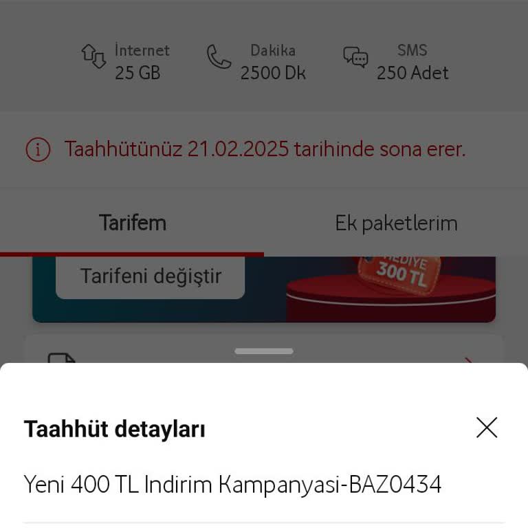 Vodafone Taahhüt Tarihi Karmaşası