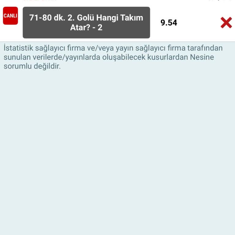 Kazanan Kuponun Kaybeden Gözükmesi