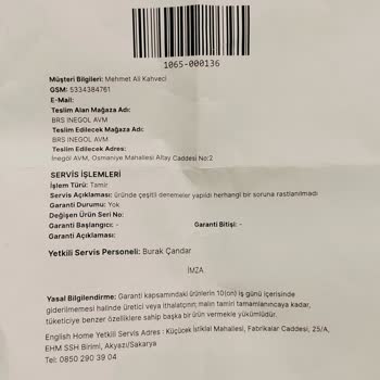 Emniyet Sistemi Çalışmayan Çaycı İle 35 Günlük Sorun