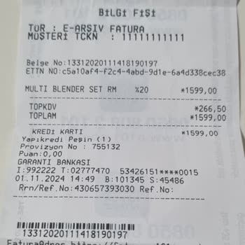 Blenderın Garanti Sürecinde Yaşanan Sorunlar