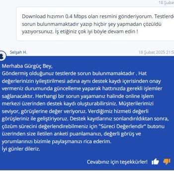 TurkNet Destek Hizmetleri Ve İnternet Hız Sorunları