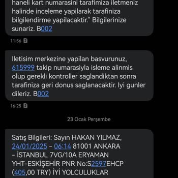 TCDD Bilet İadesi Sürecinde Yaşanan Zorluklar