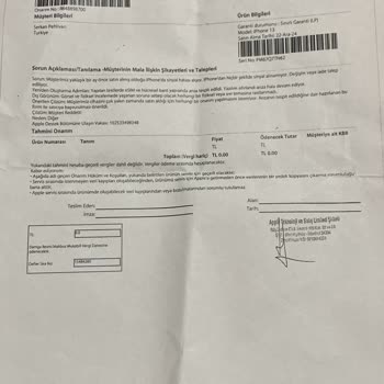 Teknosa'dan Aldığım Ürünle İlgili Yaşadığım Sorunlar