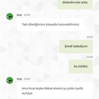 Canlı Destek Ekibinin Saygısız Davranışı