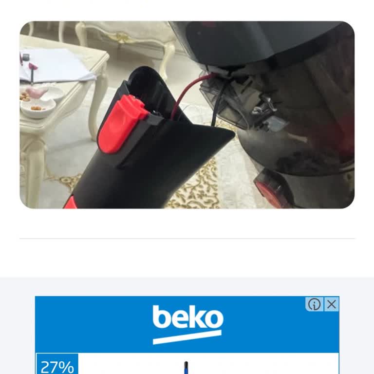 Yeni Alınan Makinenin Çöp Haznesi Sorunu