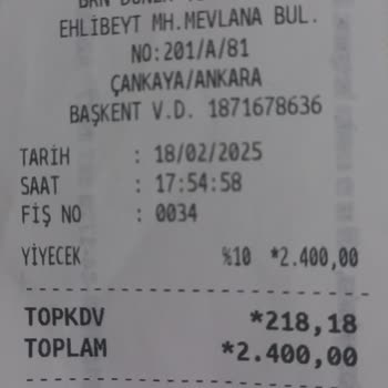 Bayat Ekmek Ve Pişmemiş Döner Şoku