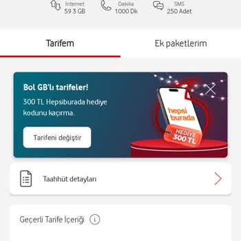 Vodafone'dan Haksız Tarife Ücreti Şoku