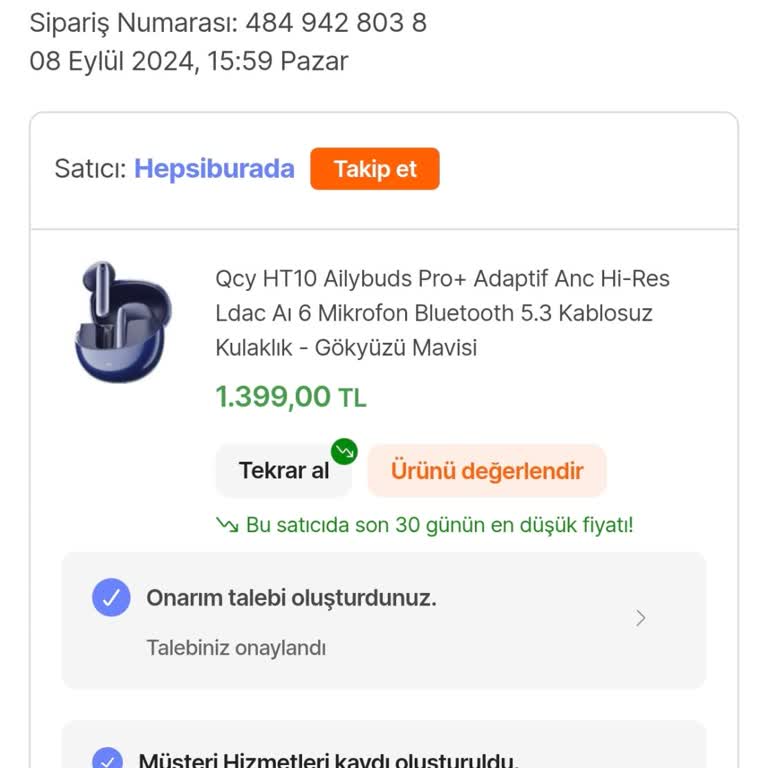 Kulaklıkta Eşleşme Ve Ses Kalitesi Problemi