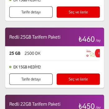 Vodafone'un Kullanılamaz Paket Artışları