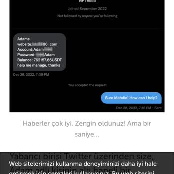 Twitter Üzerinden Gelen Linkle Hesap Boşaltıldı