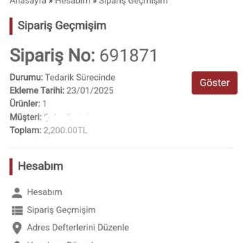 İade Talebim Gerçekleşmedi Ve Müşteri Hizmetleri Cevap Vermiyor