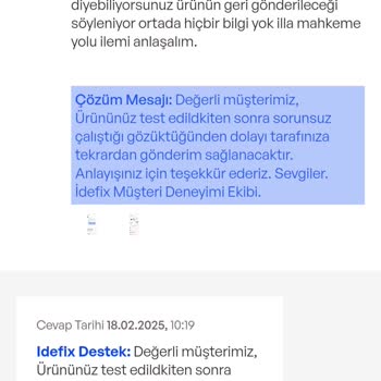 Arızalı Ürün Ve İade Sorunu