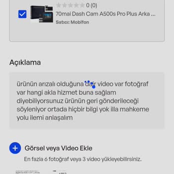 Arızalı Ürün Ve İade Sorunu