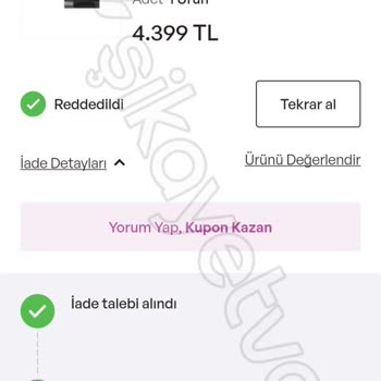 İade Sürecinde Yaşanan Sorunlar Ve İletişim Eksikliği