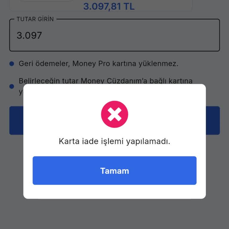 Halı Yıkama Makinesi Siparişim İptal Edildi, Para İadesi Sorunu Yaşıyorum