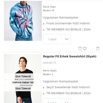 Sipariş Verdim, Ürünler Kayboldu!