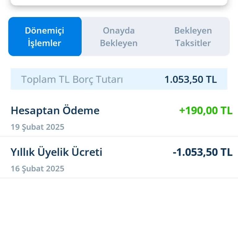 Yüksek Kart Aidatı İadesi Talebi