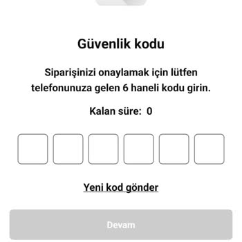 Faturaya Ek Cihaz Alımında Güvenlik Kodu Sorunu