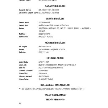 Vestel Buzdolabında Bitmeyen Arızalar Ve Müşteri Mağduriyeti